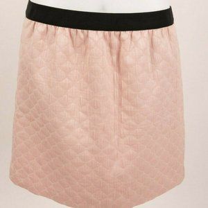ANN TAYLOR LOFT Pink Jacquard Skirt